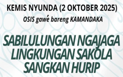 SMAS Mutiara Gelar Kemis Nyunda: Sabilulungan Ngajaga Lingkungan Sakola Sangkan Hurip